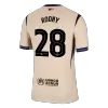 UCL Camiseta versión jugador ROONY #28 Barcelona 2025/26 Segunda Equipación - Versión Jugador - camisetasfutbol