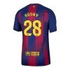 Camiseta versión jugador ROONY #28 Barcelona 2025/26 Primera Equipación - Versión Jugador - camisetasfutbol