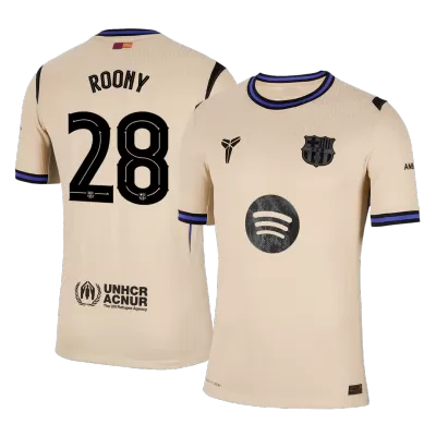 UCL Camiseta versión jugador ROONY #28 Barcelona 2025/26 Segunda Equipación - Versión Jugador - camisetasfutbol