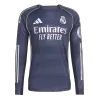 Camiseta versión jugador Manga Larga Real Madrid 2025/26 Segunda Equipación -Versión Jugador - camisetasfutbol