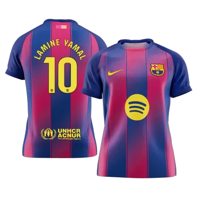 Calidad Premium Camiseta LAMINE YAMAL #10 Barcelona 2025/26 Primera Equipación -Versión Hincha - camisetasfutbol