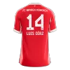 Calidad Premium Camiseta LUIS DÍAZ #14 Bayern Munich 2025/26 Primera Equipación -Versión Hincha - camisetasfutbol