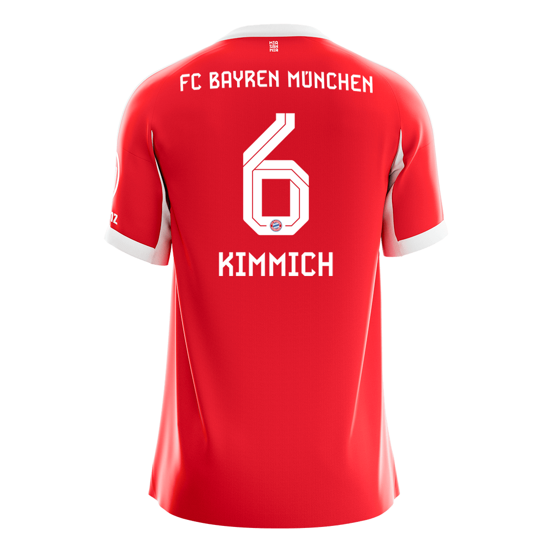 Calidad Premium Camiseta KIMMICH #6 Bayern Munich 2025/26 Primera Equipación -Versión Hincha - camisetasfutbol