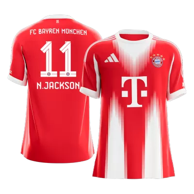 Calidad Premium Camiseta N.JACKSON #11 Bayern Munich 2025/26 Primera Equipación -Versión Hincha - camisetasfutbol