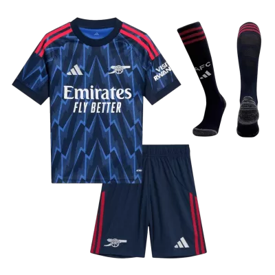 Miniconjunto Completo Arsenal 2025/26 Segunda Equipación Niño - camisetasfutbol