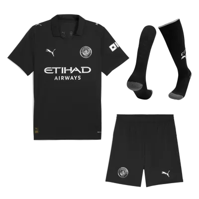 Conjunto Completo Manchester City 2025/26 Segunda Equipación - camisetasfutbol