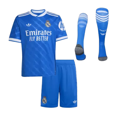 Miniconjunto Completo Real Madrid 2025/26 Tercera Equipación Niño - camisetasfutbol