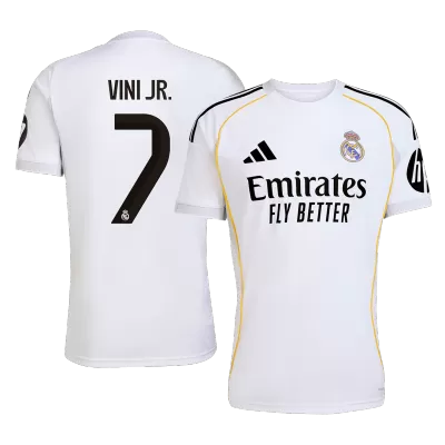 Calidad Premium Camiseta VINI JR. #7 Real Madrid 2025/26 Primera Equipación -Versión Hincha - camisetasfutbol