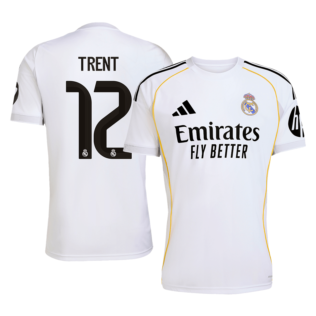 Calidad Premium Camiseta TRENT #12 Real Madrid 2025/26 Primera Equipación -Versión Hincha - camisetasfutbol