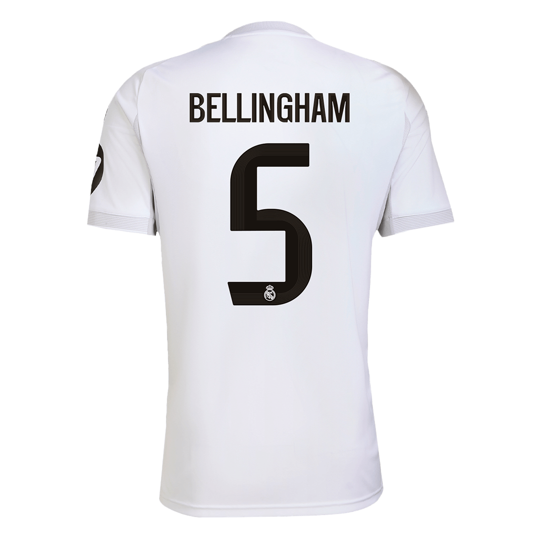 Calidad Premium Camiseta BELLINGHAM #5 Real Madrid 2025/26 Primera Equipación -Versión Hincha - camisetasfutbol