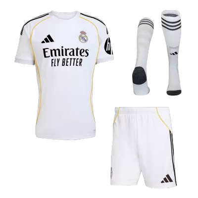 Calidad Premium Conjunto Completo Real Madrid 2025/26 Primera Equipación - camisetasfutbol