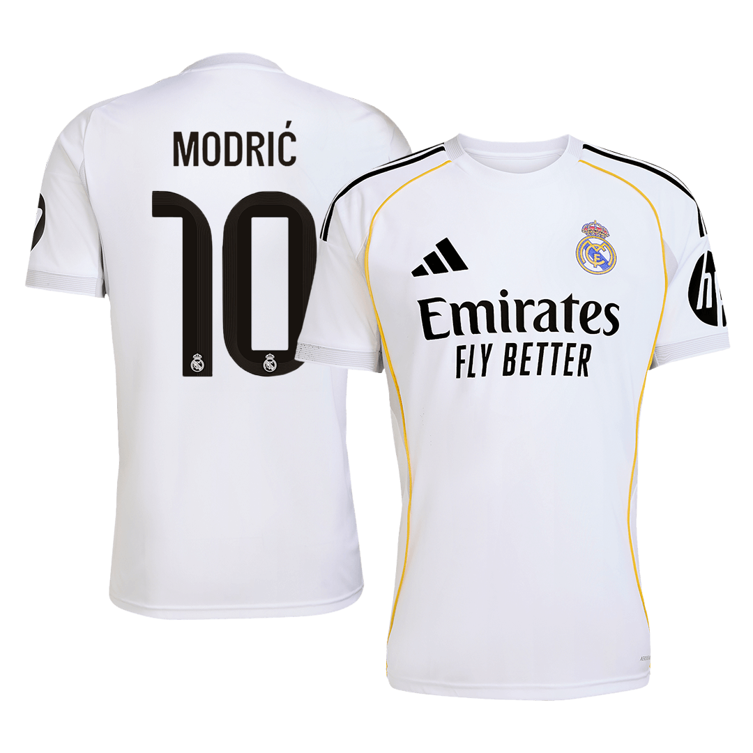 Calidad Premium Camiseta MODRIĆ #10 Real Madrid 2025/26 Primera Equipación -Versión Hincha - camisetasfutbol