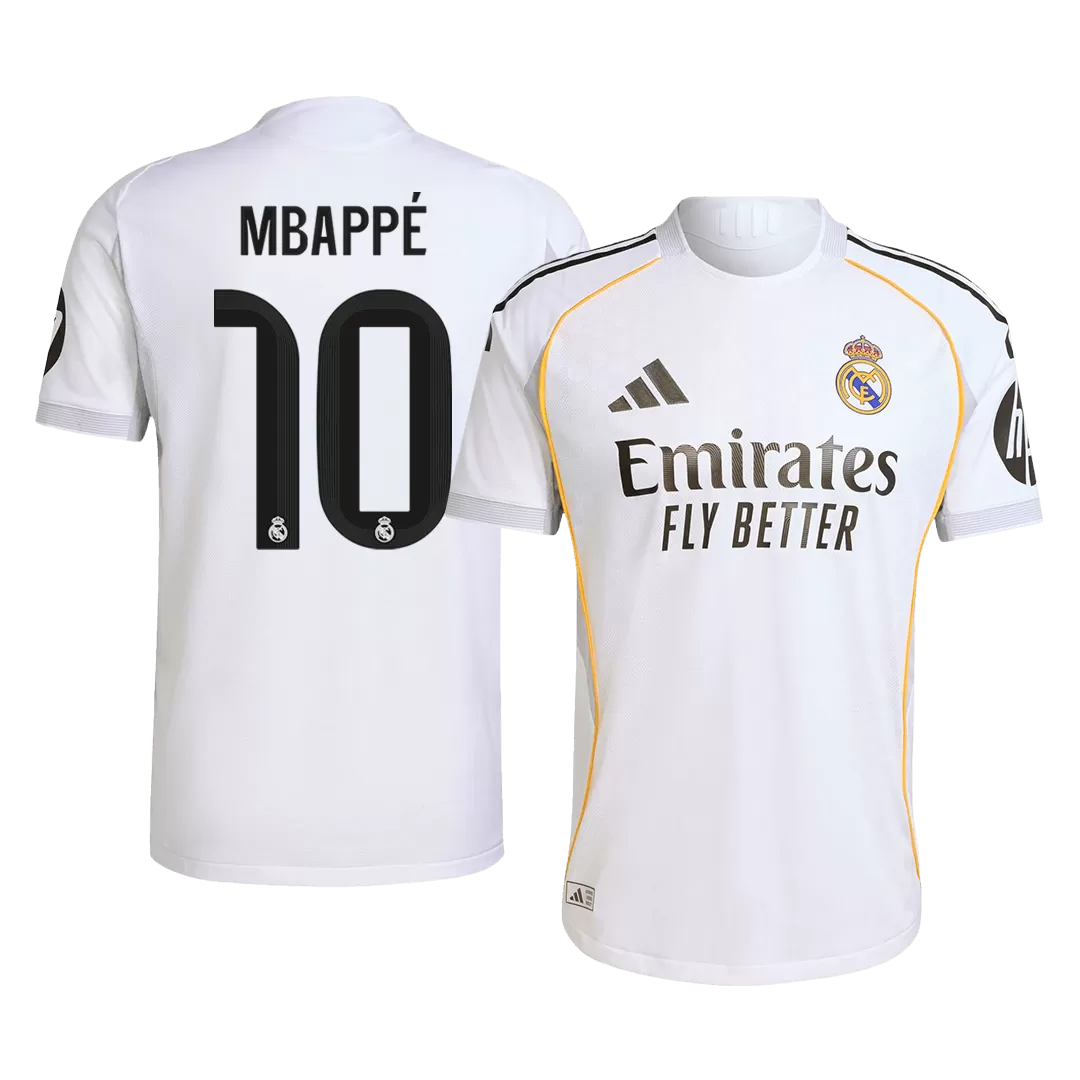 Calidad Premium Camiseta MBAPPÉ #10 Real Madrid 2025/26 Primera Equipación -Versión Hincha - camisetasfutbol