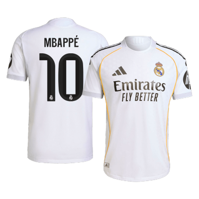 Calidad Premium Camiseta MBAPPÉ #10 Real Madrid 2025/26 Primera Equipación -Versión Hincha - camisetasfutbol