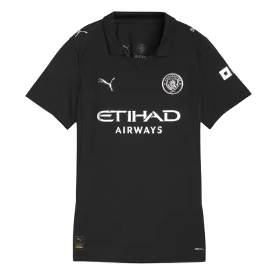 Camiseta Manchester City 2025/26 Segunda Equipación Mujer - Versión Hincha - camisetasfutbol