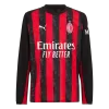 Camiseta Manga Larga AC Milan 2025/26 Primera Equipación - Versión Hincha - camisetasfutbol
