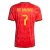 Camiseta DE BRUYNE #7 Bélgica 2026 Primera Equipación Copa del Mundo - Versión Hincha - camisetasfutbol