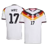 Camiseta WIRTZ #17 Alemania 2026 Primera Equipación Copa del Mundo - Versión Hincha - camisetasfutbol