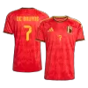Camiseta DE BRUYNE #7 Bélgica 2026 Primera Equipación Copa del Mundo - Versión Hincha - camisetasfutbol