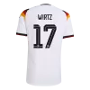 Camiseta versión jugador WIRTZ #17 Alemania 2026 Primera Equipación Copa del Mundo - Versión Jugador - camisetasfutbol