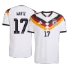Camiseta versión jugador WIRTZ #17 Alemania 2026 Primera Equipación Copa del Mundo - Versión Jugador - camisetasfutbol