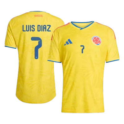 Camiseta versión jugador LUIS DíAZ #7 Colombia 2026 Primera Equipación Copa del Mundo - Versión Jugador - camisetasfutbol