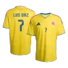 Camiseta LUIS DíAZ #7 Colombia 2026 Primera Equipación Copa del Mundo - Versión Hincha - camisetasfutbol
