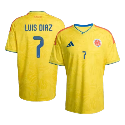 Camiseta LUIS DíAZ #7 Colombia 2026 Primera Equipación Copa del Mundo - Versión Hincha - camisetasfutbol