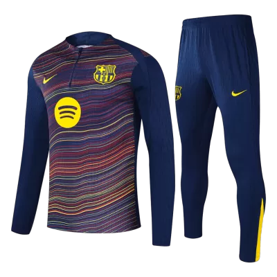 Conjunto Entrenamiento Barcelona 2025/26 Niño (Chándal de Media Cremallera + Pantalón) - camisetasfutbol
