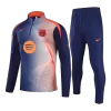 Conjunto Entrenamiento Barcelona 2025/26 Niño (Chándal de Media Cremallera + Pantalón) - camisetasfutbol