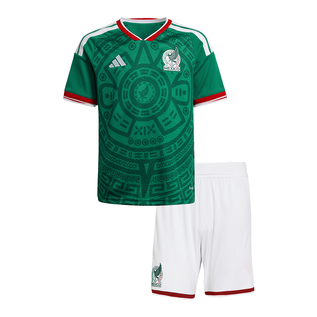 Miniconjunto Mexico 2025/26 Primera Equipación Niño - camisetasfutbol