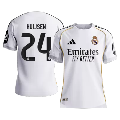 Calidad Premium Camiseta versión jugador HUIJSEN #24 Real Madrid 2025/26 Primera Equipación - Versión Jugador - camisetasfutbol