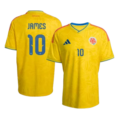 Camiseta JAMES #10 Colombia 2026 Primera Equipación Copa del Mundo - Versión Hincha - camisetasfutbol