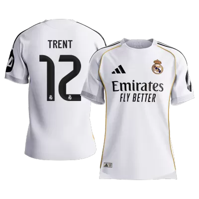 Calidad Premium Camiseta versión jugador TRENT #12 Real Madrid 2025/26 Primera Equipación - Versión Jugador - camisetasfutbol