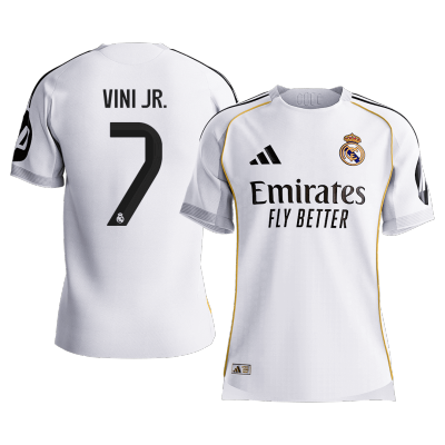 Calidad Premium Camiseta versión jugador VINI JR. #7 Real Madrid 2025/26 Primera Equipación - Versión Jugador - camisetasfutbol