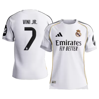 Calidad Premium Camiseta versión jugador VINI JR. #7 Real Madrid 2025/26 Primera Equipación - Versión Jugador - camisetasfutbol