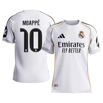 Calidad Premium Camiseta versión jugador MBAPPÉ #10 Real Madrid 2025/26 Primera Equipación - Versión Jugador - camisetasfutbol
