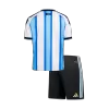 Miniconjunto Argentina Copa del Mundo 2026 Primera Equipación Niño - camisetasfutbol