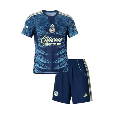 Miniconjunto Club America Aguilas 2025/26 Segunda Equipación Niño - camisetasfutbol