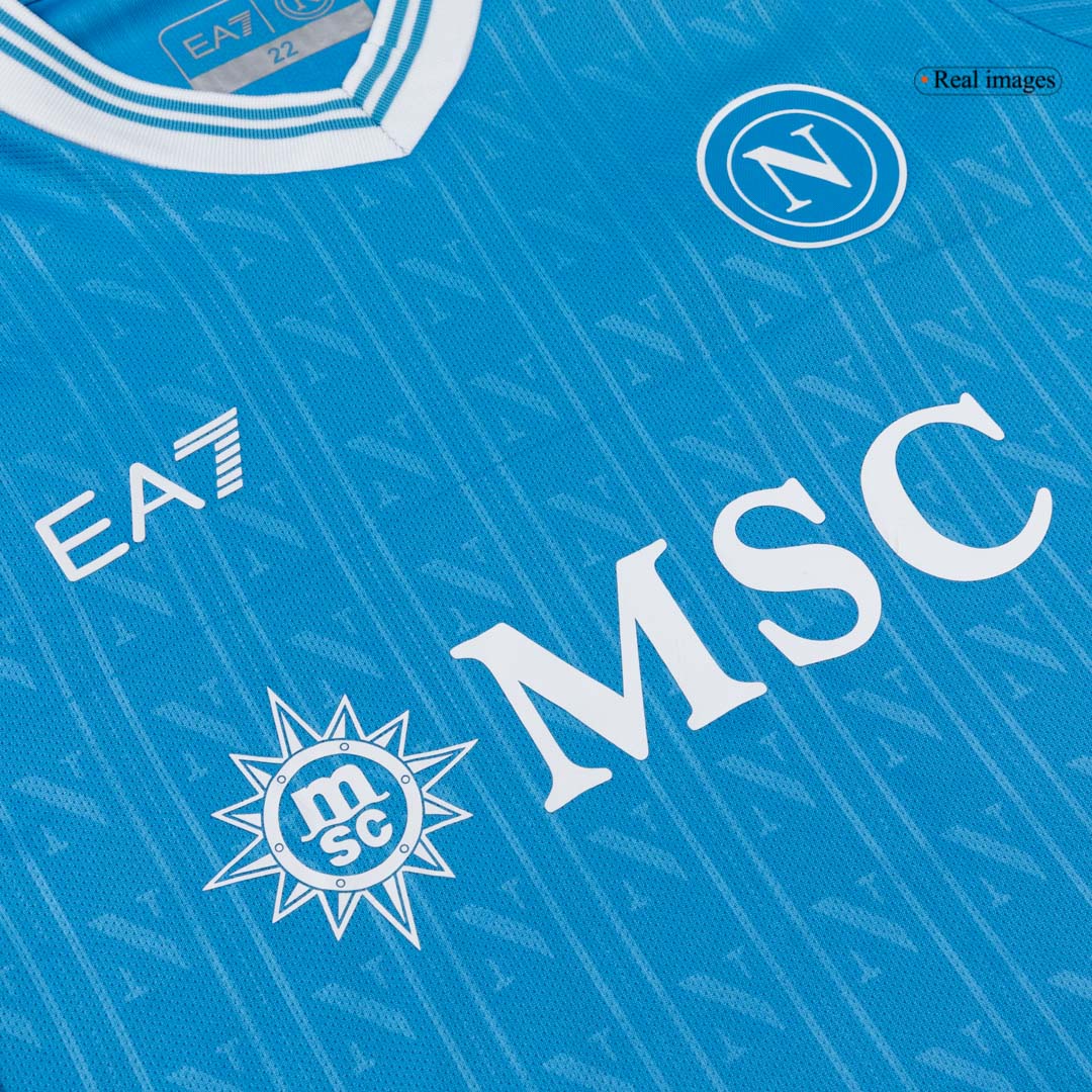 Miniconjunto Completo Napoli 2025/26 Primera Equipación Niño - camisetasfutbol