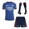 Conjunto Completo Arsenal 2025/26 Segunda Equipación - camisetasfutbol