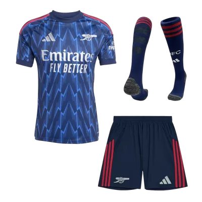 Conjunto Completo Arsenal 2025/26 Segunda Equipación - camisetasfutbol