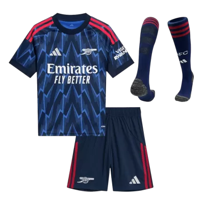 Miniconjunto Completo Arsenal 2025/26 Segunda Equipación Niño - camisetasfutbol