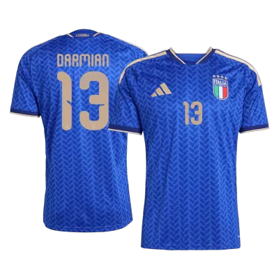 Camiseta DARMIAN #13 Italia 2026 Primera Equipación Copa del Mundo - Versión Hincha - camisetasfutbol