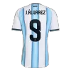 Camiseta versión jugador J.ÁLVAREZ #9 Argentina 2026 Primera Equipación Copa del Mundo - Versión Jugador - camisetasfutbol