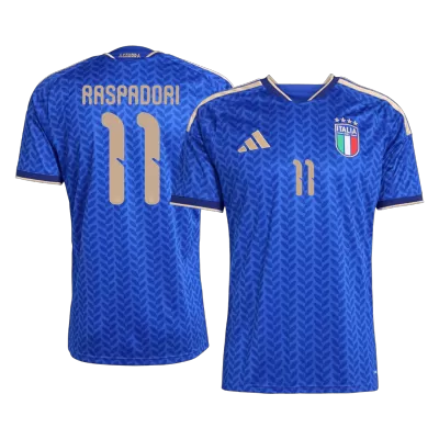 Camiseta RASPADORI #11 Italia 2026 Primera Equipación Copa del Mundo - Versión Hincha - camisetasfutbol