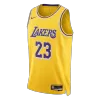 Camiseta James #23 Los Angeles Lakers Swingman Gold NBA Jersey - Icon Edition - camisetasfutbol