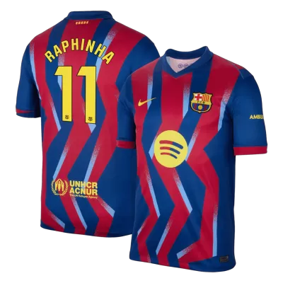 Camiseta RAPHINHA #11 Barcelona 2025/26 Cuarta Equipación - Versión Hincha - camisetasfutbol