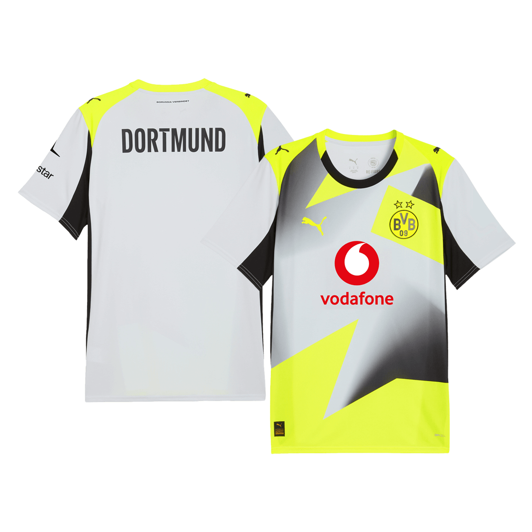 Camiseta Borussia Dortmund 2025/26 Segunda Equipación - Versión Hincha - camisetasfutbol