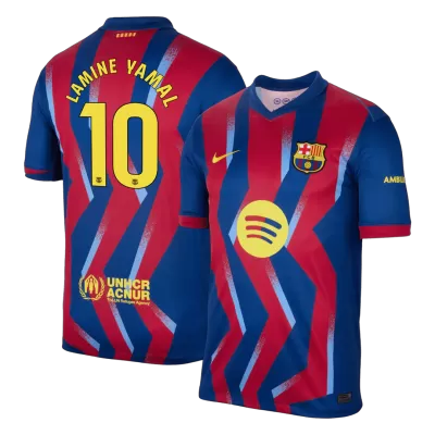 Camiseta LAMINE YAMAL #10 Barcelona 2025/26 Cuarta Equipación - Versión Hincha - camisetasfutbol